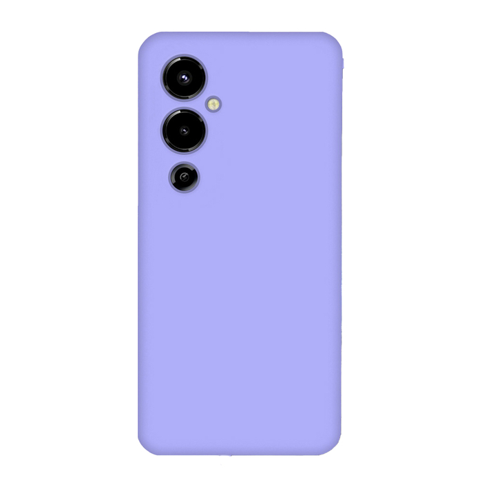 Soft-touch бампер KST Silicone Cover для Tecno Pova 4 фиалковый с закрытым низом
