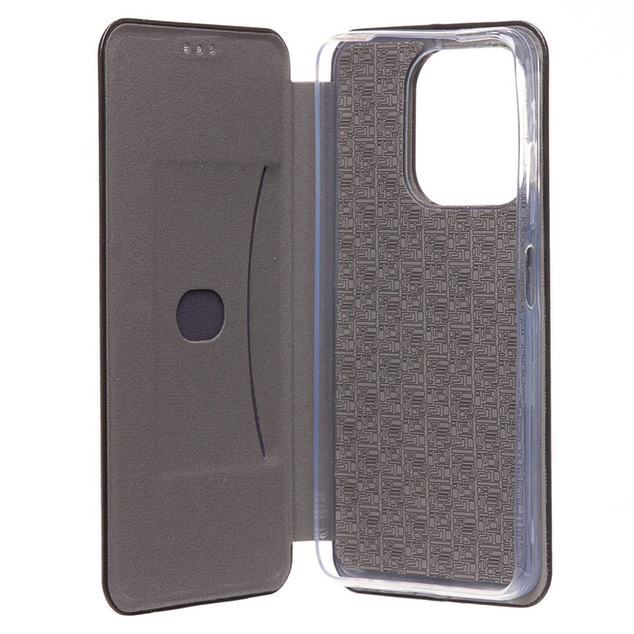 Чехол-книжка KST Book Case 3D с визитницей для Tecno Spark 10 черный