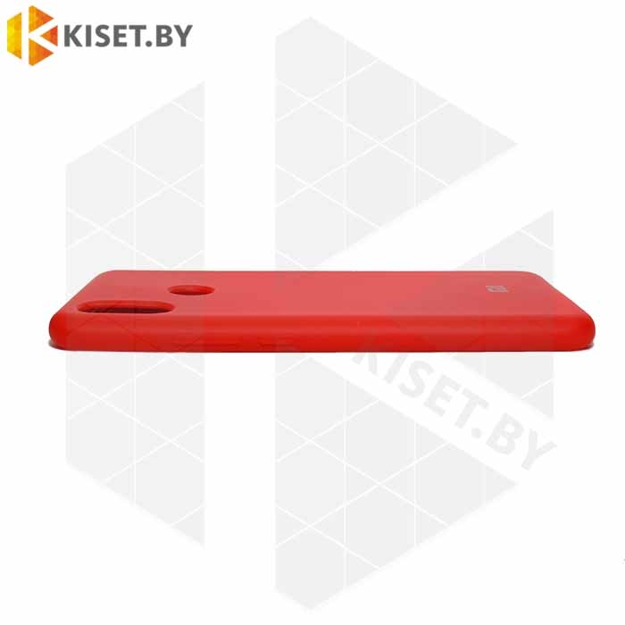 Soft-touch бампер Silicone Cover для Xiaomi Mi Max 3 красный