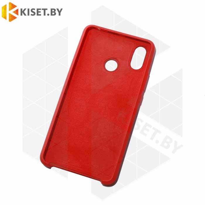 Soft-touch бампер Silicone Cover для Xiaomi Mi Max 3 красный