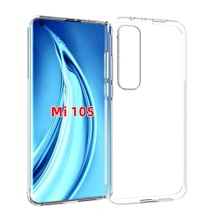 Силиконовый чехол KST UT для Xiaomi Mi 10S (2021) прозрачный
