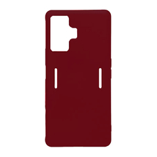 Soft-touch бампер KST Silicone Cover для Xiaomi Poco F4 GT / Redmi K50 Gaming марсала с закрытым низом