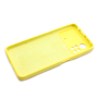 Soft-touch бампер KST Silicone Cover для Xiaomi Poco X4 Pro 5G желтый с закрытым низом