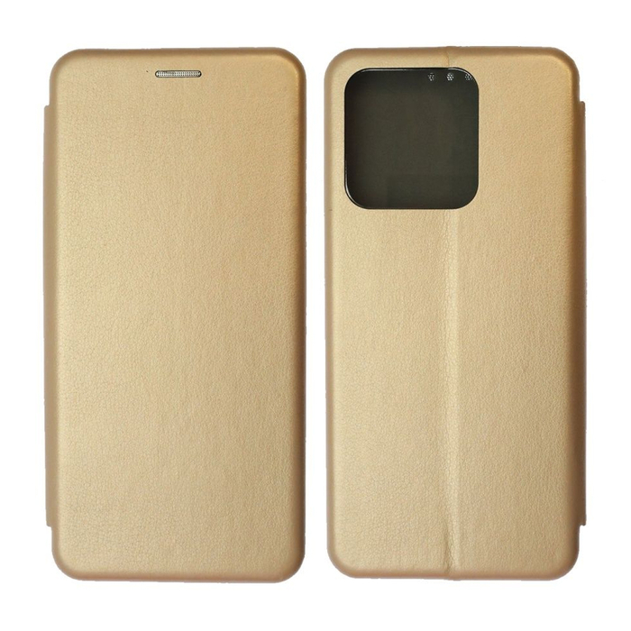 Чехол-книжка KST Book Case 3D с визитницей для Xiaomi Redmi 10A золотой
