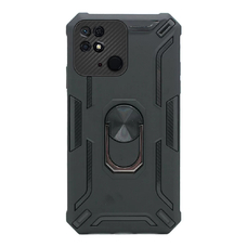 Гибридный противоударный чехол Defender Case для Xiaomi Redmi 10C (2022) черный