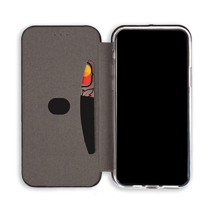 Чехол-книжка KST Book Case 3D с визитницей для Xiaomi Redmi 10C черный