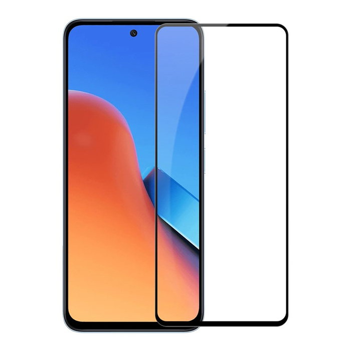 Защитное стекло KST FG для Xiaomi Poco M6 Pro 5G / Redmi 12 черное