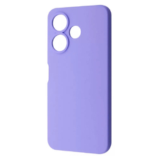 Soft-touch бампер KST Silicone Cover для Xiaomi Redmi 13 4G фиалковый с закрытым низом