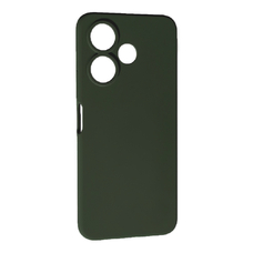 Soft-touch бампер KST Silicone Cover для Xiaomi Redmi 13 4G хаки с закрытым низом