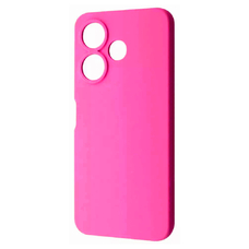Soft-touch бампер KST Silicone Cover для Xiaomi Redmi 13 4G фуксия с закрытым низом