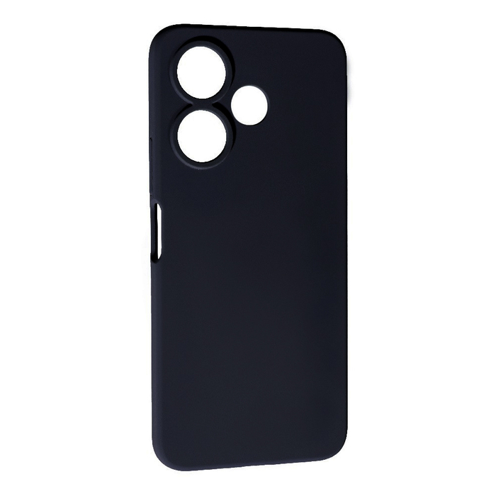 Soft-touch бампер KST Silicone Cover для Xiaomi Redmi 13 4G черный с закрытым низом