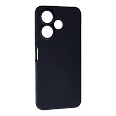 Soft-touch бампер KST Silicone Cover для Xiaomi Redmi 13 4G черный с закрытым низом