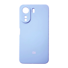 Soft-touch бампер KST Silicone Cover для Xiaomi Redmi 13C фиалковый с закрытым низом