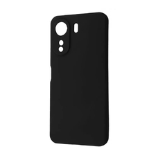 Soft-touch бампер KST Silicone Cover для Xiaomi Redmi 13C черный с закрытым низом