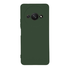Soft-touch бампер KST Silicone Cover для Xiaomi Redmi A3 / A3x хаки с закрытым низом
