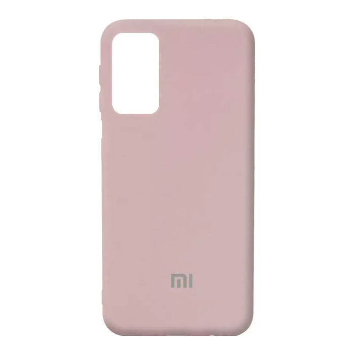 Soft-touch бампер Silicone Cover для Xiaomi Redmi Note 11 Pro пудровый