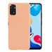 Soft-touch бампер KST Silicone Cover для Xiaomi Redmi Note 11 пудровый