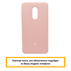 Soft-touch бампер KST Silicone Cover для Xiaomi Redmi Note 11 пудровый