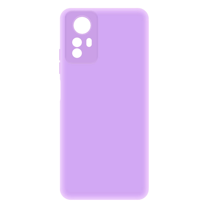 Soft-touch бампер KST Silicone Cover для Xiaomi Redmi Note 12S 4G фиалковый с закрытым низом