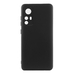 Soft-touch бампер KST Silicone Cover для Xiaomi Redmi Note 12S 4G черный с закрытым низом
