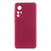 Soft-touch бампер KST Silicone Cover для Xiaomi Redmi Note 12S 4G марсала с закрытым низом