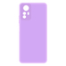 Soft-touch бампер KST Silicone Cover для Xiaomi Redmi Note 12S 4G фиалковый с закрытым низом