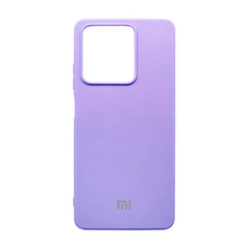 Soft-touch бампер KST Silicone Cover для Xiaomi Redmi Note 13 5G фиалковый с закрытым низом