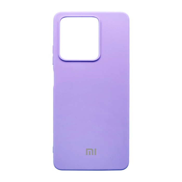 Soft-touch бампер KST Silicone Cover для Xiaomi Redmi Note 13 Pro 5G фиалковый с закрытым низом