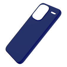 Soft-touch бампер KST Silicone Cover для Xiaomi Redmi Note 13 Pro Plus тёмно-синий с закрытым низом