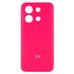 Soft-touch бампер KST Silicone Cover для Xiaomi Redmi Note 13 4G фуксия с закрытым низом