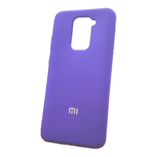 Soft-touch бампер KST Silicone Cover для Xiaomi Redmi Note 9 / Redmi 10X 4G лавандовый с закрытым низом