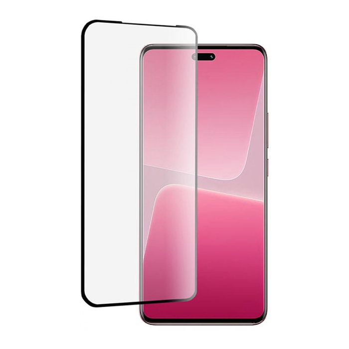 Защитное стекло KST FG для Xiaomi 13 Lite черный с закруглением