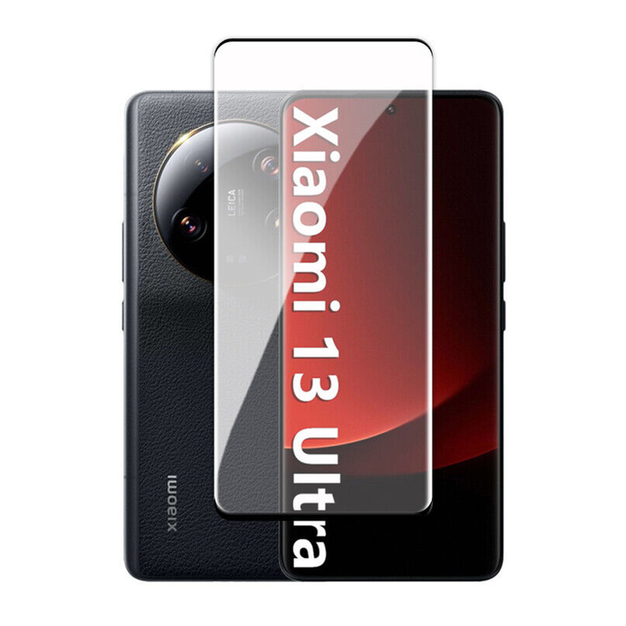 Защитное стекло KST FG для Xiaomi 13 Ultra черный с закруглением