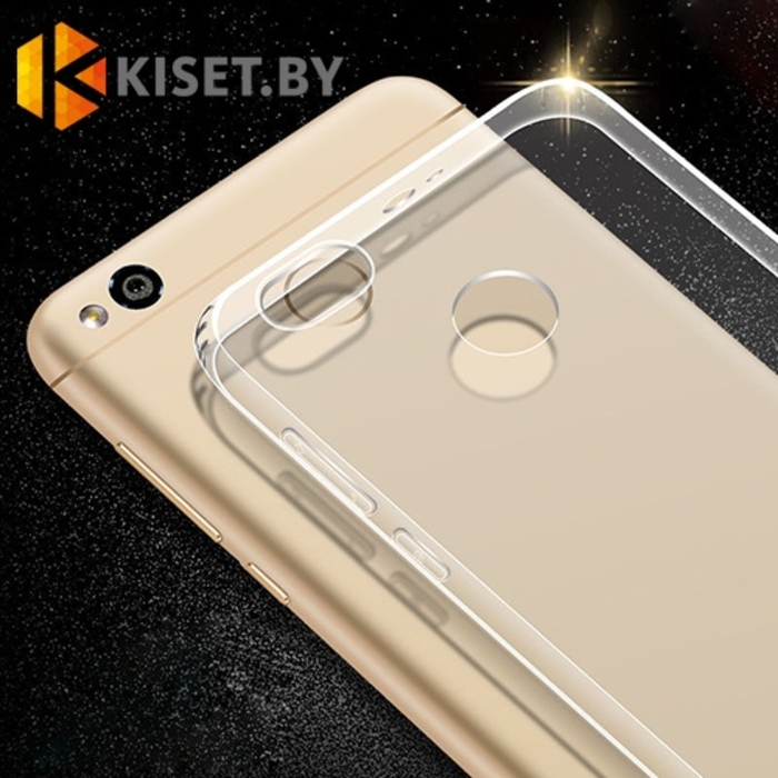 Силиконовый чехол Ultra Thin TPU для Xiaomi Redmi 4X, прозрачный