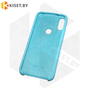 Soft-touch бампер Silicone Cover для Xiaomi Mi Play голубой