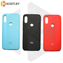 Soft-touch бампер Silicone Cover для Xiaomi Mi Play голубой