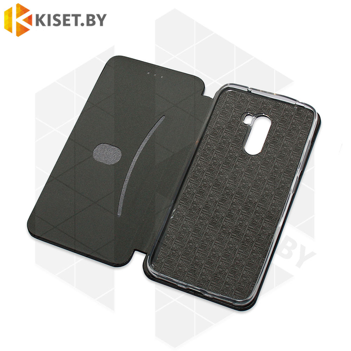 Чехол-книжка Book Case 3D с визитницей для Xiaomi Pocophone F1 черный