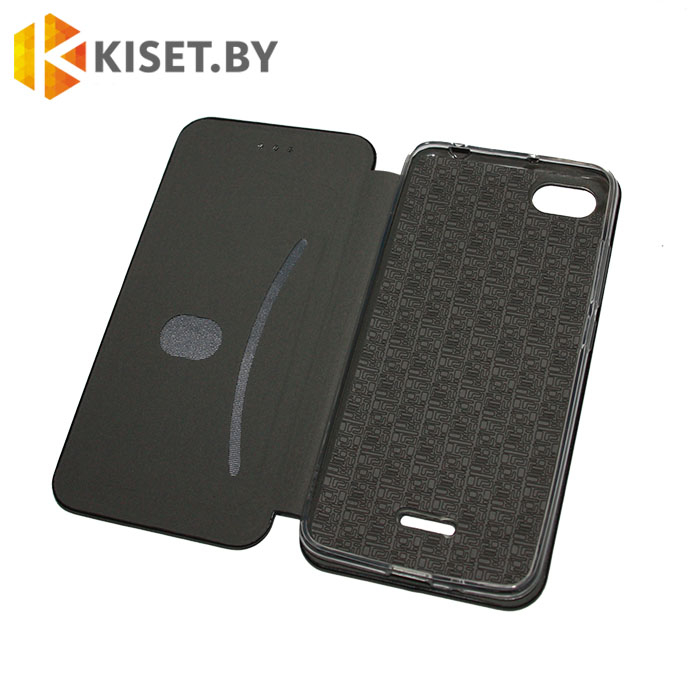 Чехол-книжка Book Case 3D с визитницей для Xiaomi Redmi 6A черный