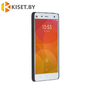 Пластиковый бампер skinBOX и защитная пленка для Xiaomi Mi-4, черный
