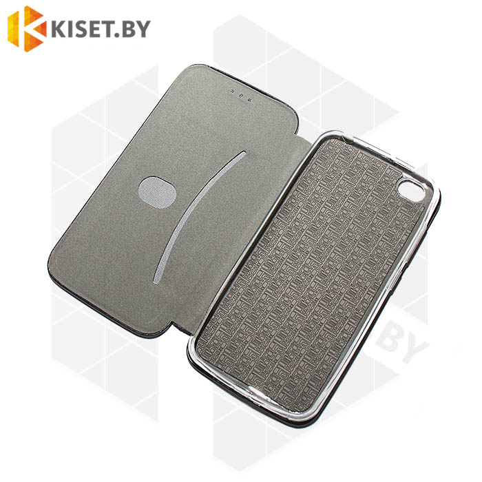 Чехол-книжка Book Case 3D с визитницей для Xiaomi Redmi Go черный