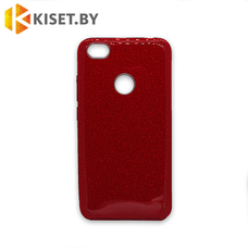 Силиконовый чехол Crystal Shine для Xiaomi Redmi Note 5A Prime, красный