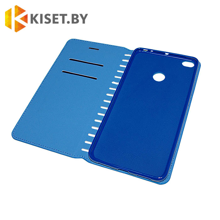 Чехол-книжка Book Case с визитницей для Xiaomi Mi Max 2, синий