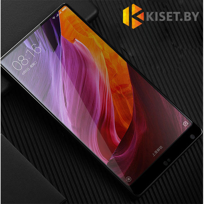 Защитное стекло на весь экран для Xiaomi Mi Mix 2, черное
