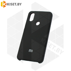 Soft-touch бампер Silicone Cover для Xiaomi Mi 6X / Mi A2 черный