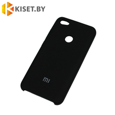 Soft-touch бампер Silicone Cover для Xiaomi Redmi Note 5A Prime черный