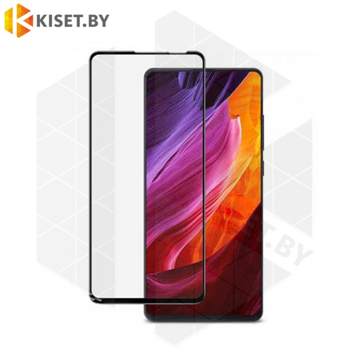 Защитное стекло полной проклейки Full glue для Xiaomi Mi Mix 3 черный