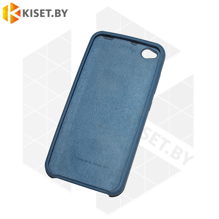 Soft-touch бампер Silicone Cover для Xiaomi Redmi Go синий