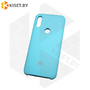 Soft-touch бампер Silicone Cover для Xiaomi Mi Play голубой