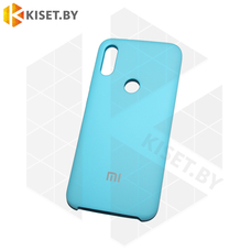 Soft-touch бампер Silicone Cover для Xiaomi Mi Play голубой
