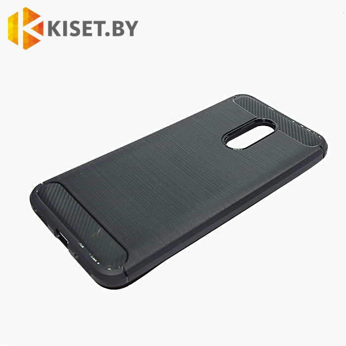 Силиконовый чехол Carbon Cover для Xiaomi Redmi 5 Plus, черный